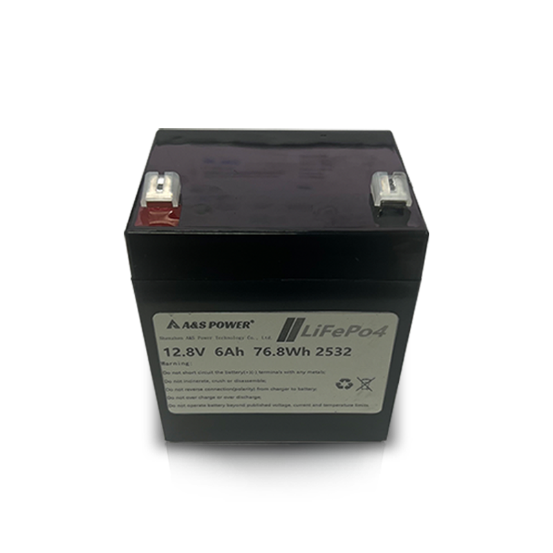 AS32700 12.8v 6Ah 76.8Wh Rechargeable Lifepo4 Battery Pack