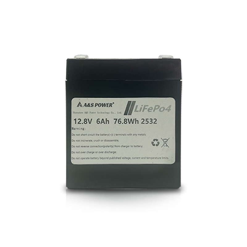 AS32700 12.8v 6Ah 76.8Wh Rechargeable Lifepo4 Battery Pack