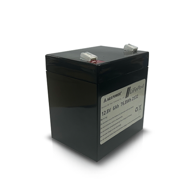 AS32700 12.8v 6Ah 76.8Wh Rechargeable Lifepo4 Battery Pack
