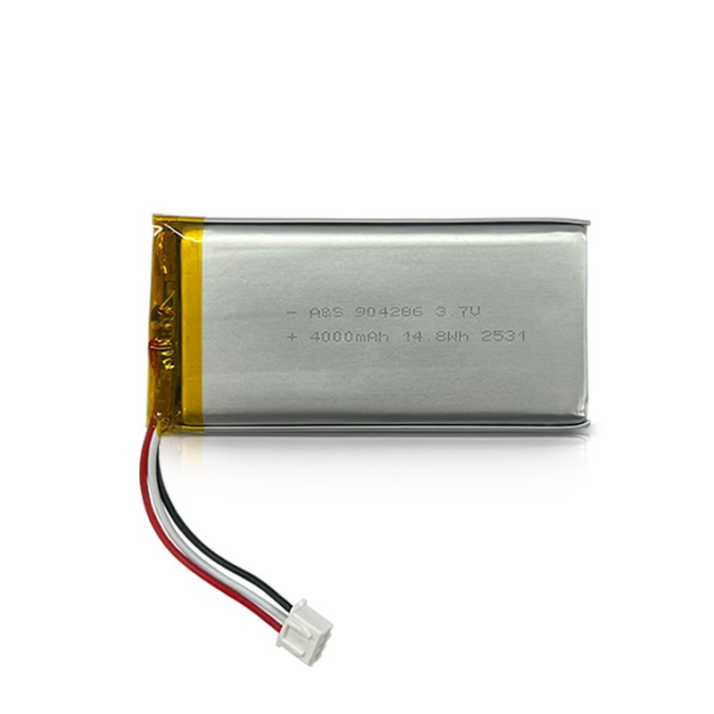 AS904286 3.7v 4000mAh Lithium Polymer Battery 500 Deep Cycles