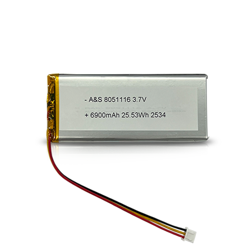AS8051116 3.7V 6900mAh Lithium Polymer Battery 500 Deep Cycles