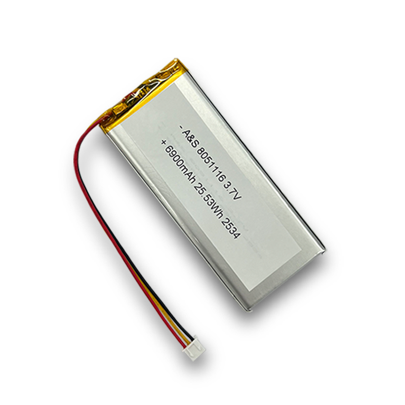AS8051116 3.7V 6900mAh Lithium Polymer Battery 500 Deep Cycles