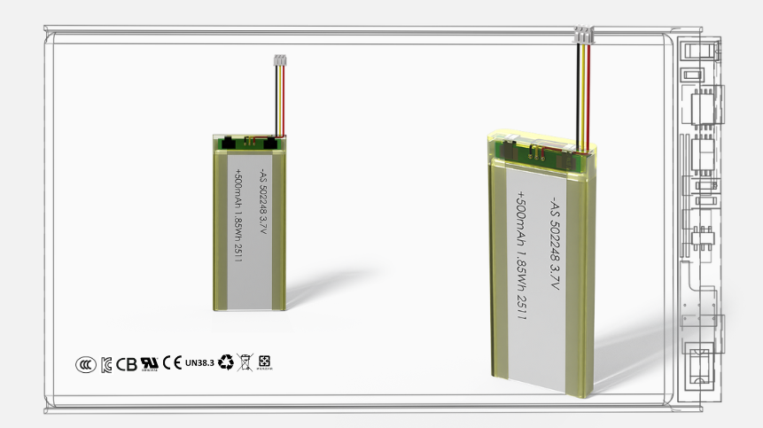 Lithium Polymer Battery 502248 3.7V 500mAh – Reliable Power for Consumer Electronics
