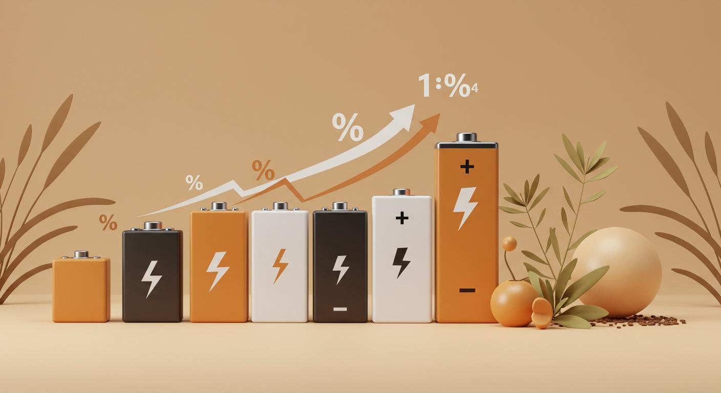 Proportion of LiFePO4 batteries increased
