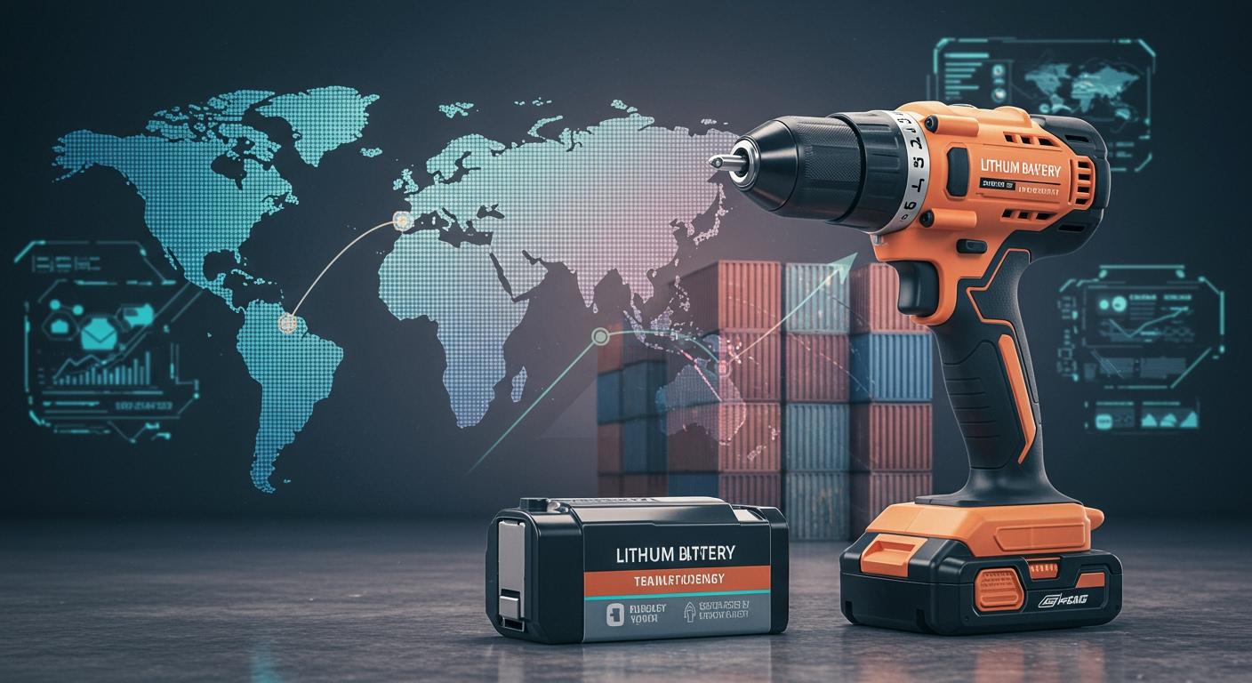 Lithium battery opportunities reshape global power tool shipments in 2025