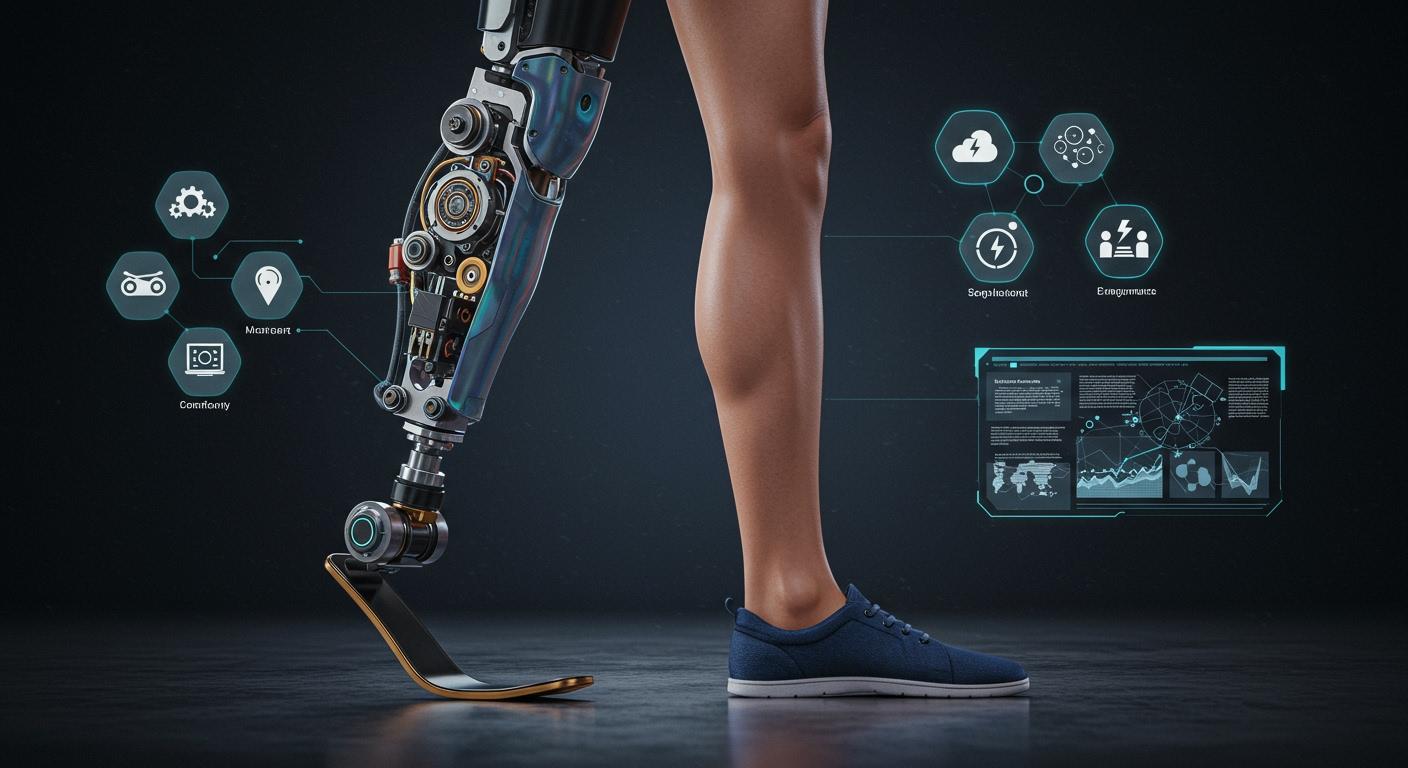 How space station motors improve robotic prosthetic leg comfort and battery life
