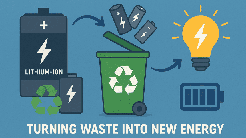 Recycling Lithium-Ion Batteries: Turning Waste into New Energy