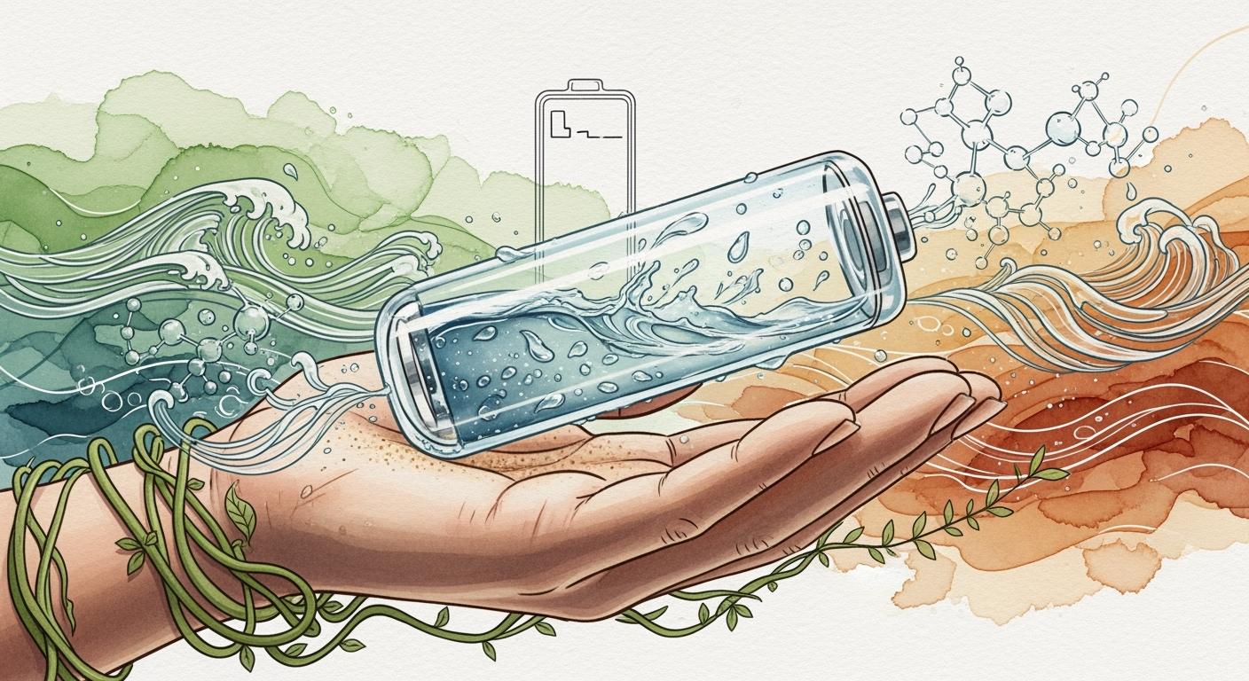 IBM's battery sourced from sea water and its advantages over lithium-ion