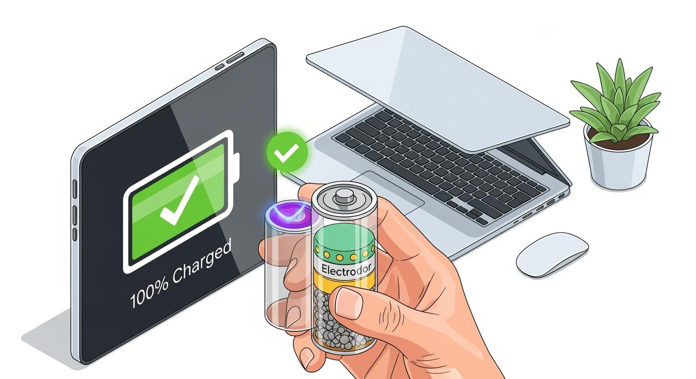 A simple way to check the status of Lithium-ion batteries