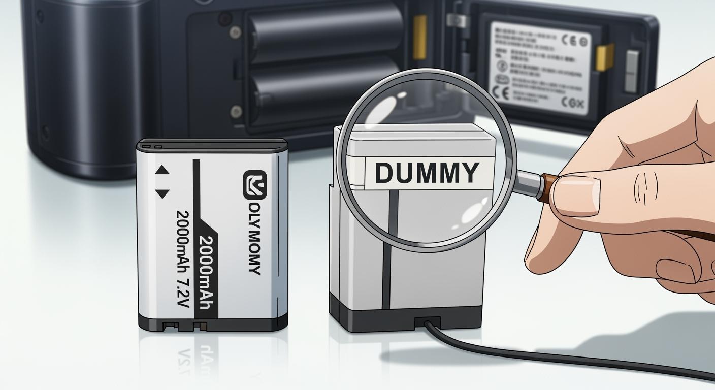 What is the battery capacity dummy mark? How to identify dummy battery?