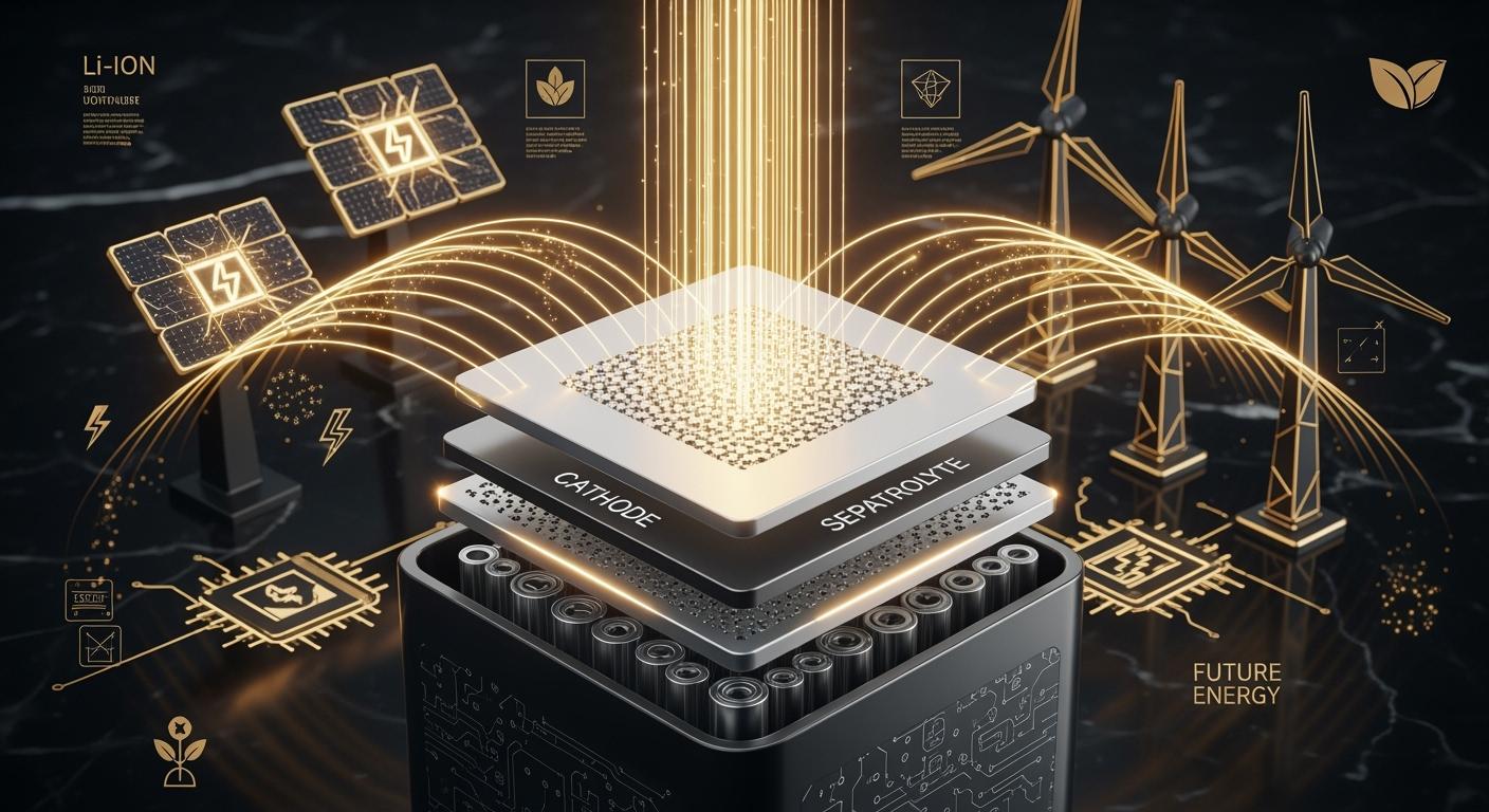 Creating higher energy density lithium-ion batteries for renewable energy applications