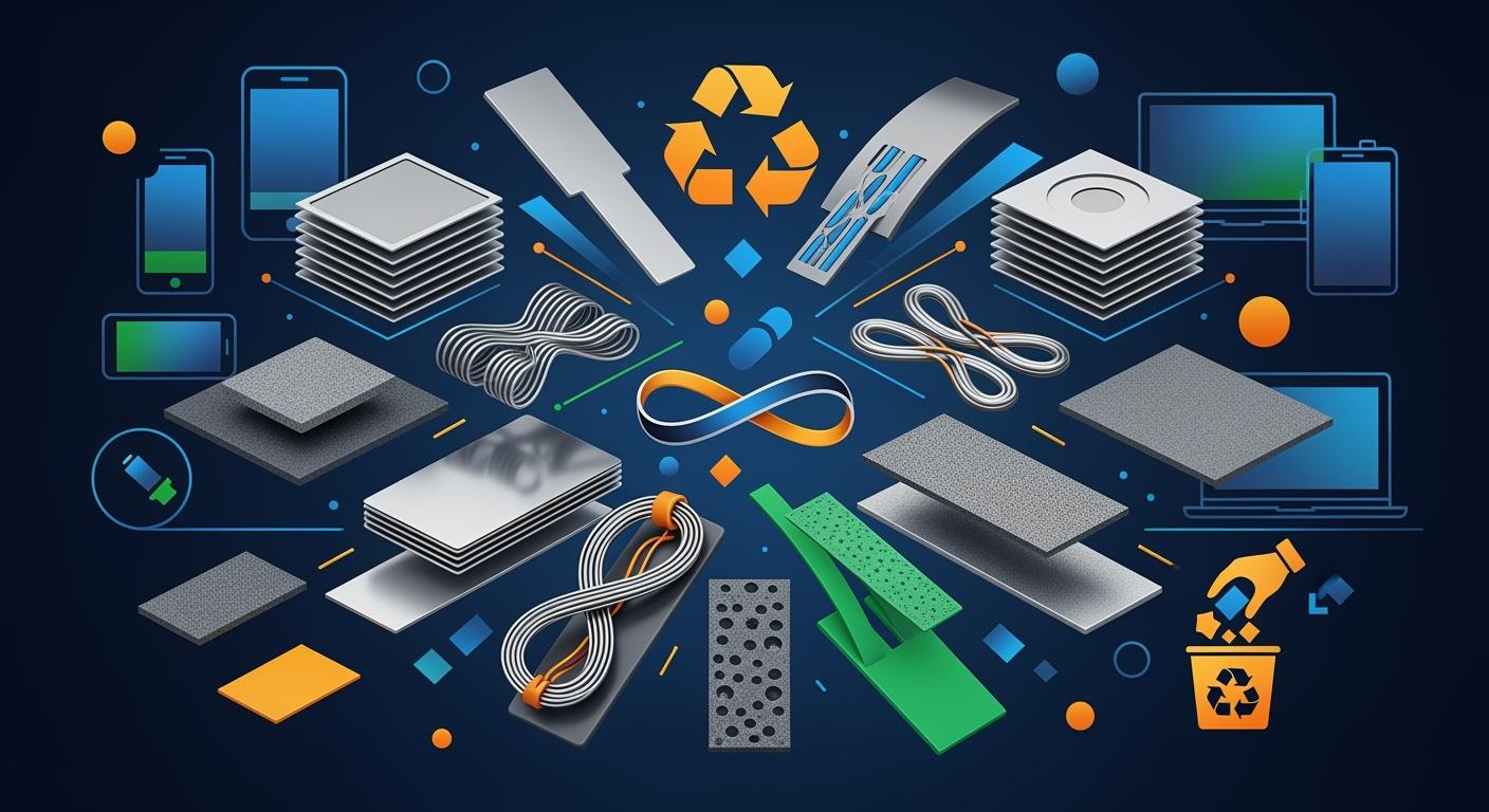 How materials in lithium-ion batteries may be recycled for reuse