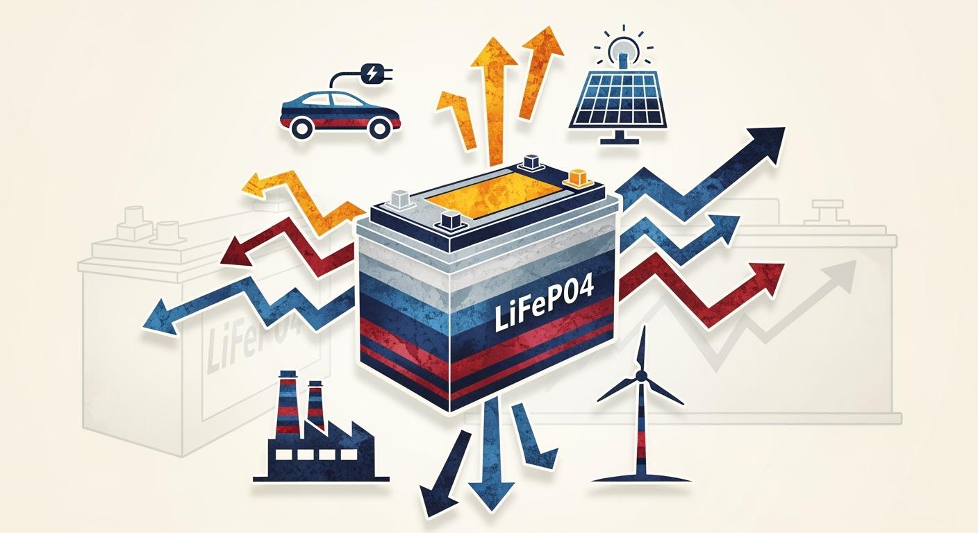 LiFePO4 Battery Growth Signals a Shift in Industry Preferences