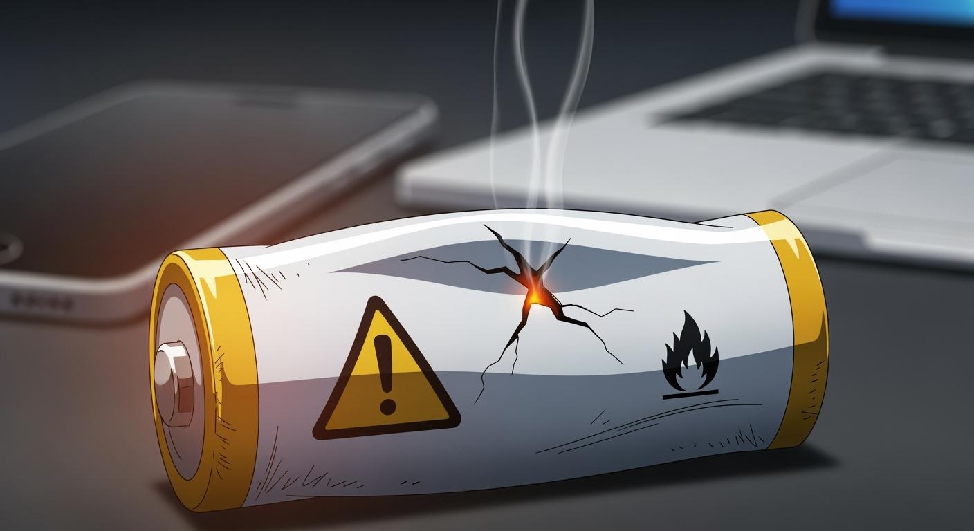 What causes lithium ion batteries to explode?