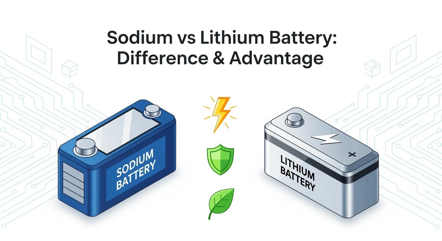 The difference and advantage between sodium battery and lithium battery