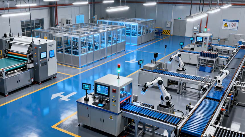 Four major considerations in the design of lithium-ion battery factories