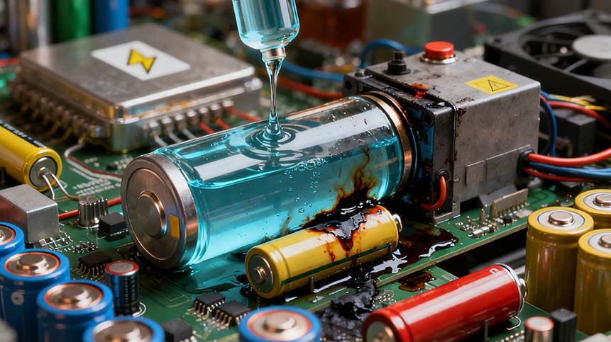 The main components of lithium battery electrolyte, the harm of electrolyte components.