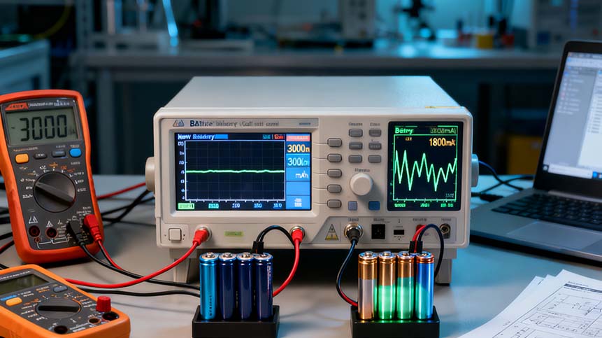 Influence of moisture on battery cycle capacity attenuation