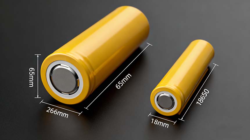 The difference between 26650 lithium battery and 18650 lithium battery