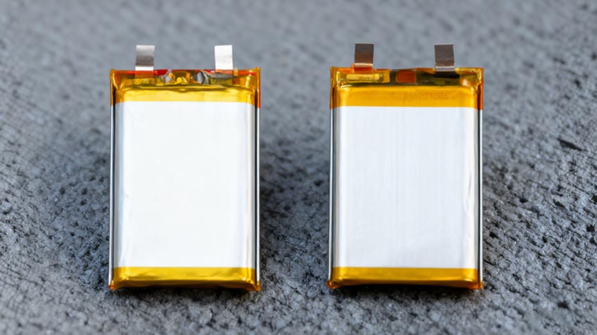 Performance comparison of polymer and ternary lithium batteries