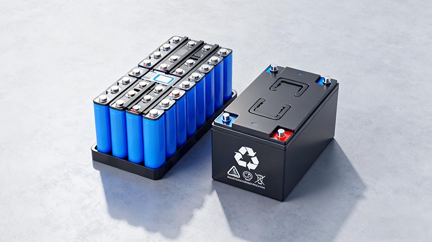 What are the differences between lithium iron phosphate battery packs and lead-acid batteries