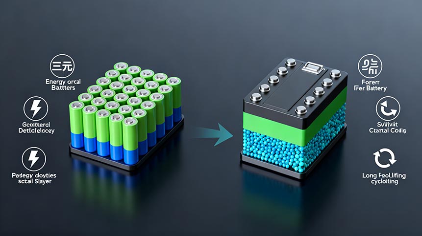 The difference between ternary lithium battery and lithium iron phosphate battery
