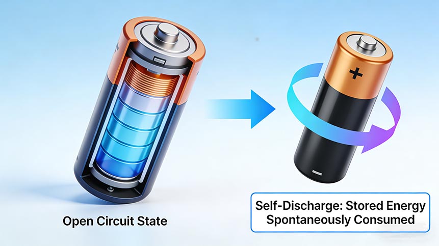 On self-discharge of Lithium Battery