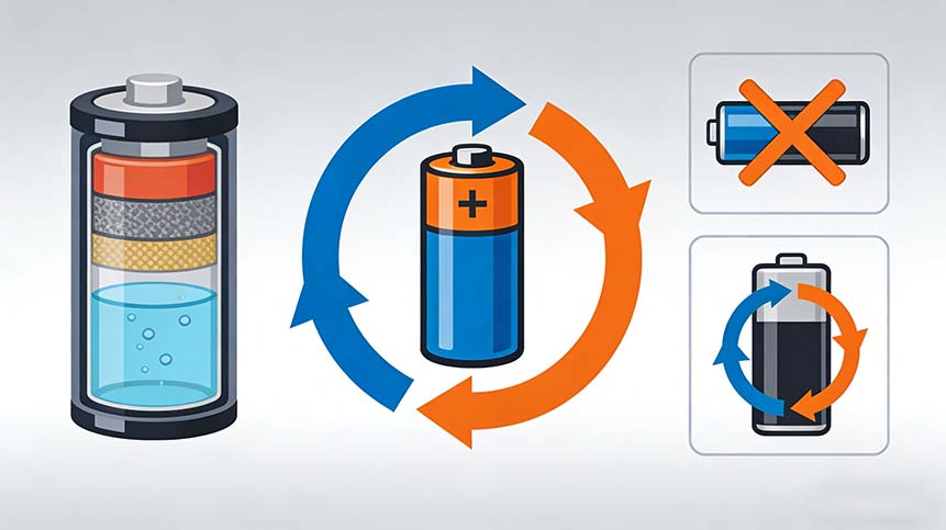 What is a secondary lithium battery?