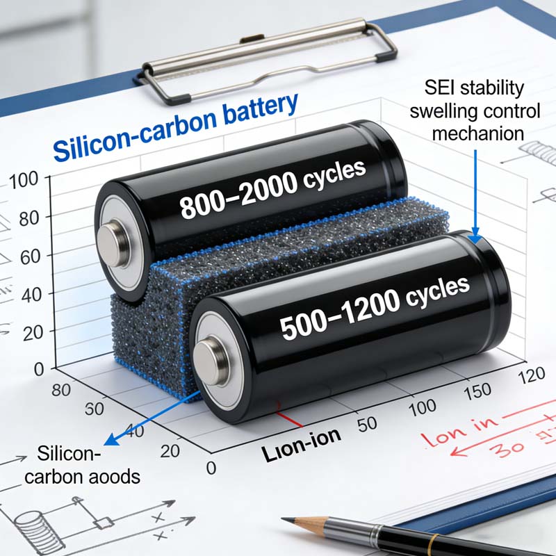 Cycle Life & Degradation Mechanism