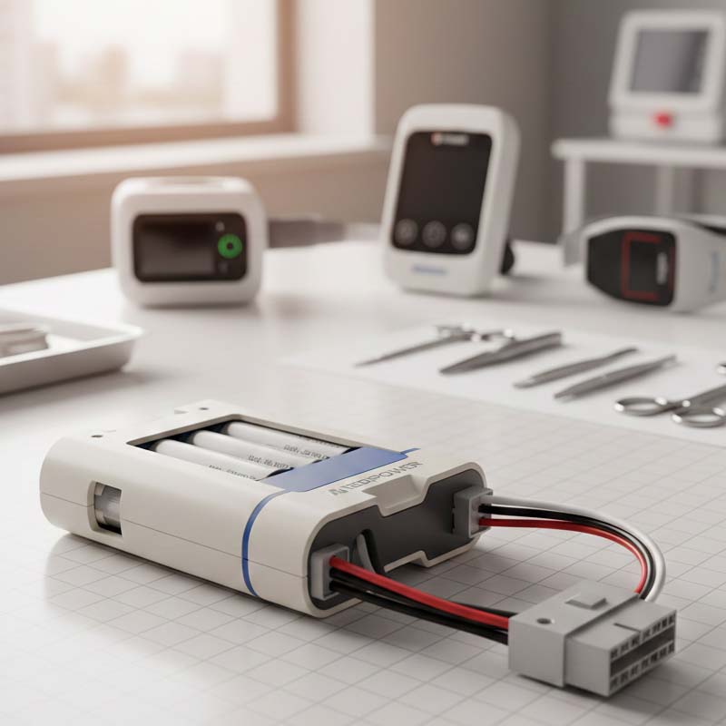  18650 lithium-ion battery pack designed for modern medical devices