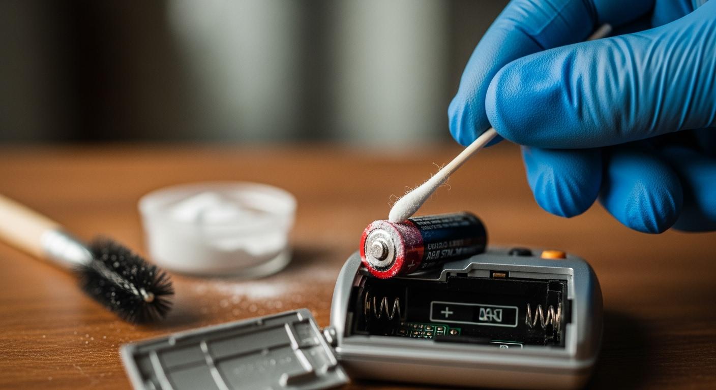 How to clean battery corrosion?