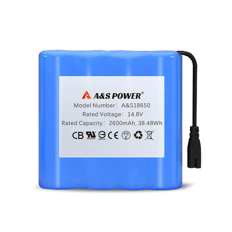 18650 14.8V 2600mAh 4S1P Lithium Ion Battery Pack Manufacturer