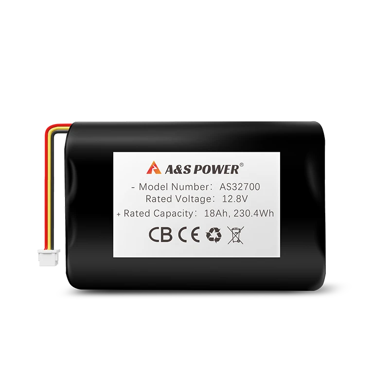 AS32700 12.8v 18Ah Lifepo4 Rechargeable Battery Pack