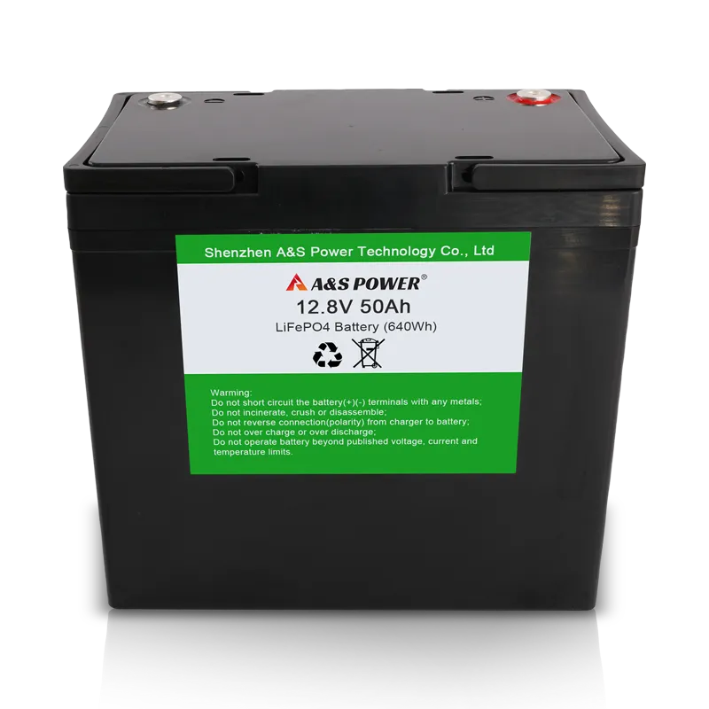AS32700 12.8V 50Ah 4S9P Lifepo4 Rechargeable Battery Pack