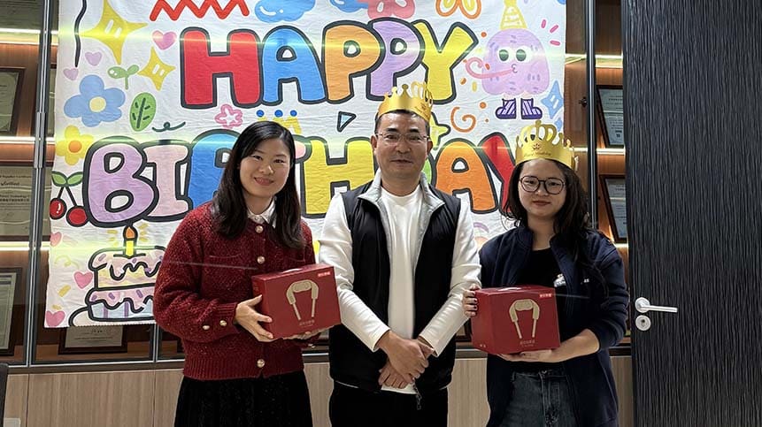 Group photo of birthday party members