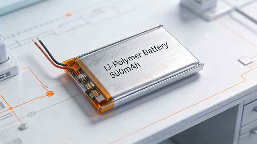Li-Polymer Battery 500mAh