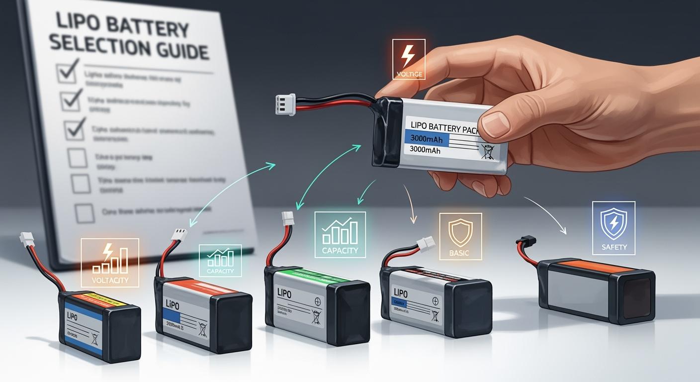 Step-by-Step Guide to Choosing a Lithium Polymer Battery Pack