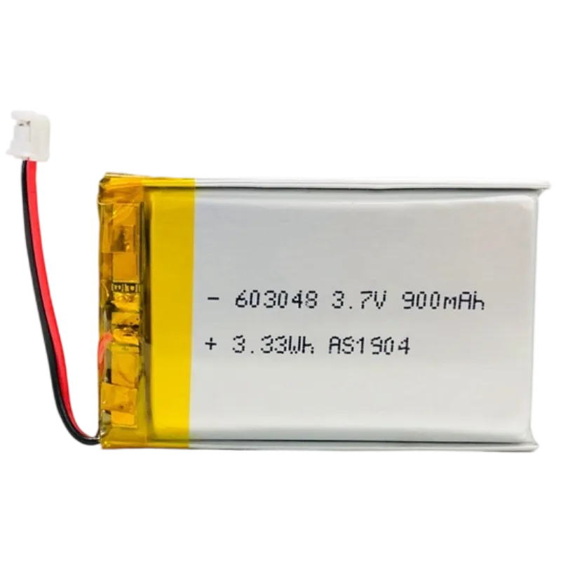 AS603048 3.7V 900mAh Lithium Polymer Battery