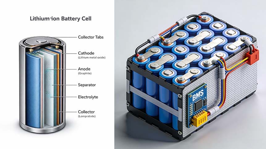 Cell vs. Battery Pack