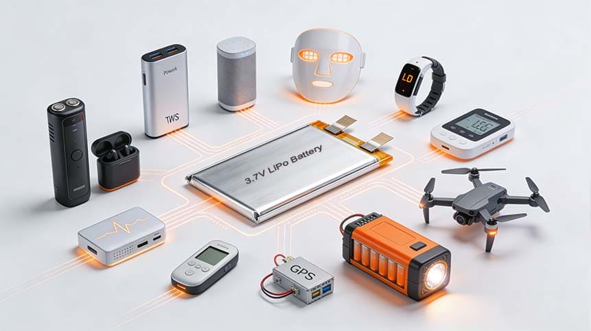 3.7V LiPo Battery Applications: an industry guide
