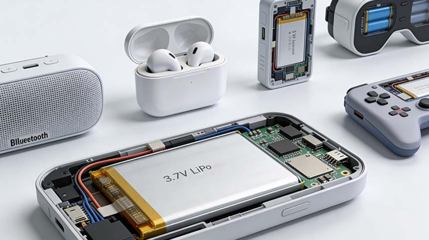 Lithium LiPo Battery for Portable Consumer Electronic Devices