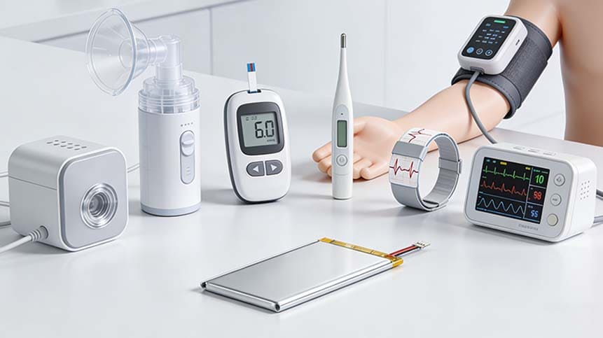 Lithium LiPo Battery for Medical and Health Monitoring Equipment