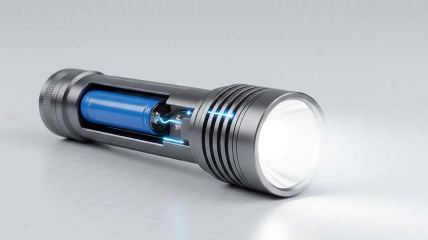 14500-battery-flashlight-application