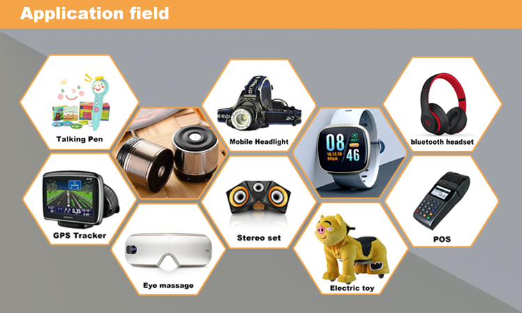 lithium polymer batteries Applications