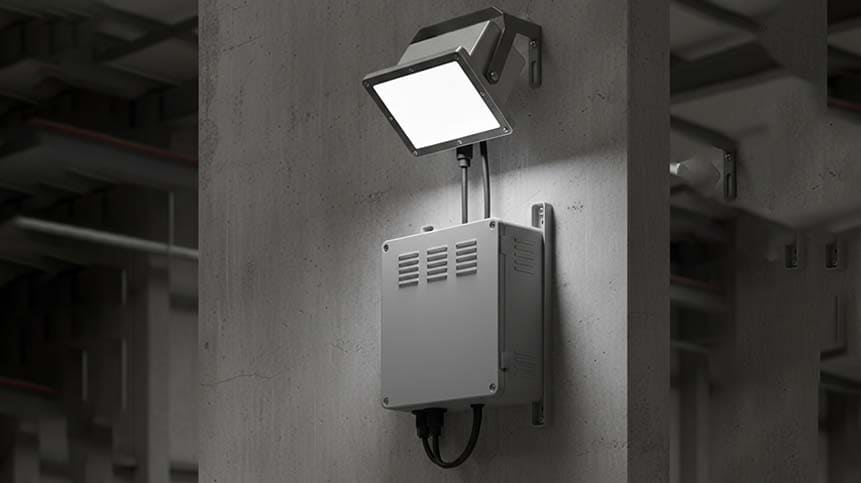 Battery packs for plug-in lights Common Commercial & Industrial Applications