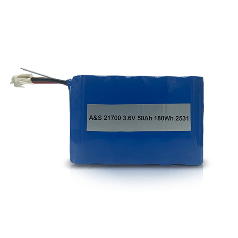 AS21700 3.6v 50Ah 1S10P Lithium Ion Battery Pack