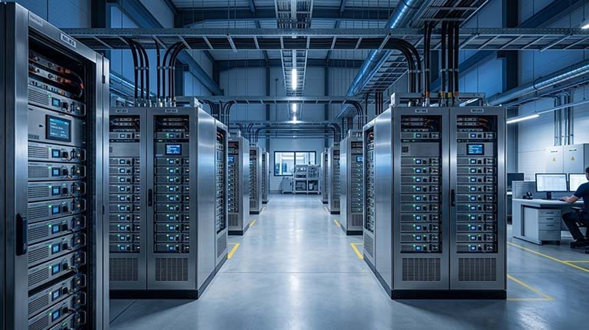 Large-scale energy storage battery cabinet long-cycle energy storage system