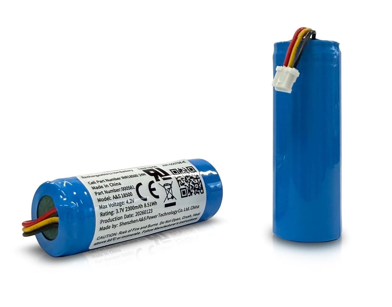18650 3.7v 2300mAh Lithium Ion Battery