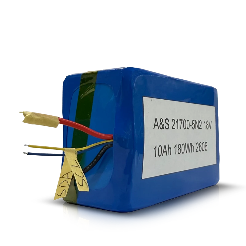 AS21700 18v 10Ah 5S2P Lithium Ion Battery Pack