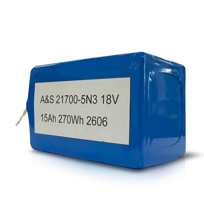 AS21700 18v 15Ah 5S3P Lithium Ion Battery Pack